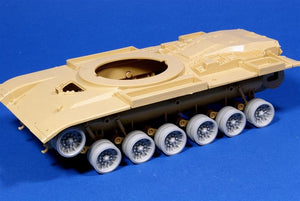 Roues de route Panzer Art RE35-129 pour char de combat principal M60 (motif en aluminium moulé) 1/35 – image 4