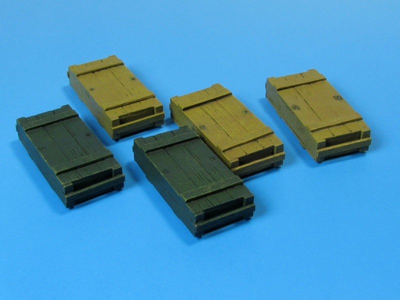 Eureka XXL E-002 Zestaw 5-ciu skrzynek amunicyjnych 1/35