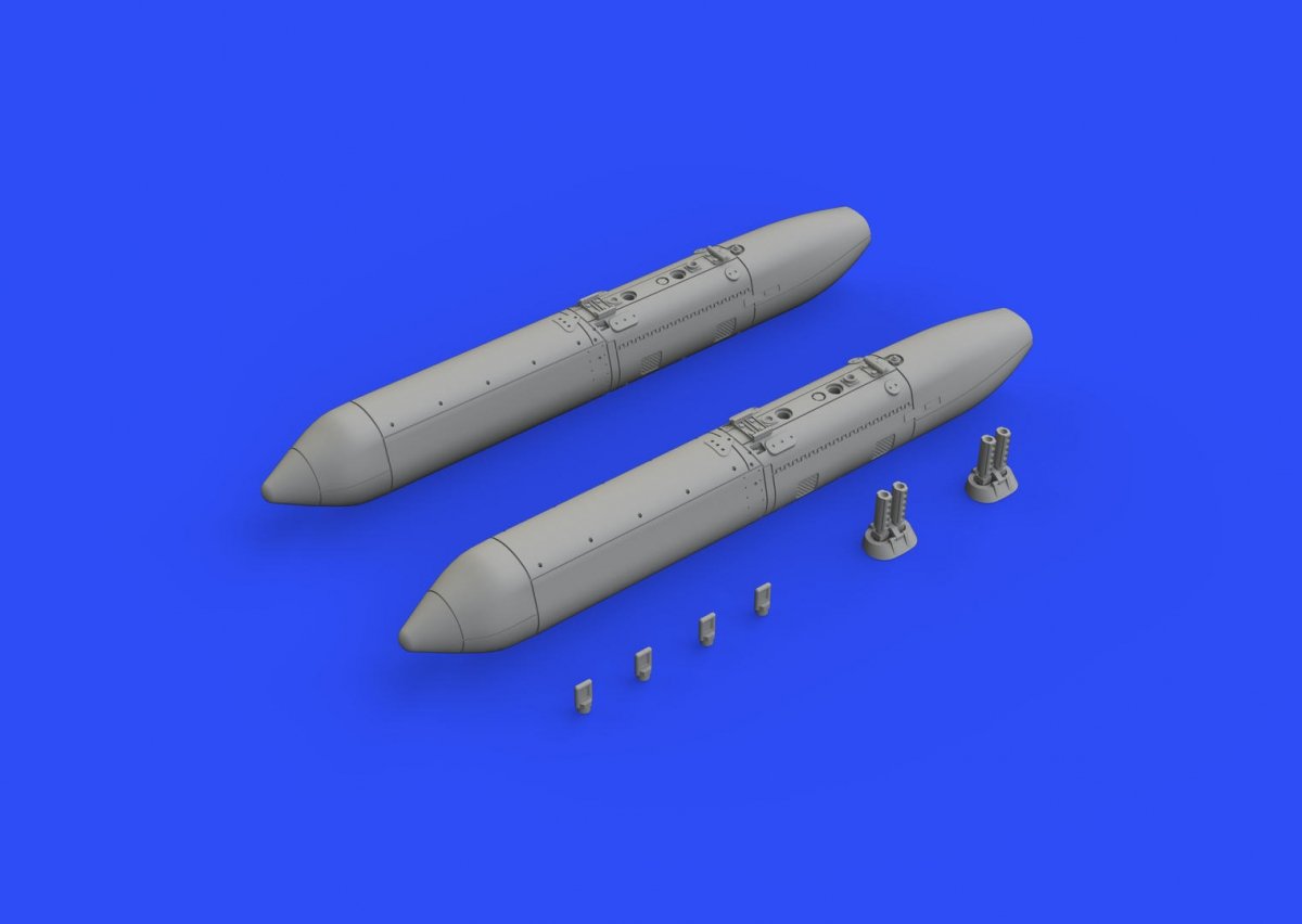 Eduard 648497 UPK-23-250 gun pods 1/48 – immagine 3