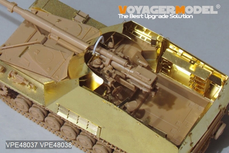 Maquette Voyager VPE48037 Sd.Kfz. 164 Nashorn allemand de la Seconde Guerre mondiale (modèle de base) pour Tamiya 32600 au 1/48 – image 7
