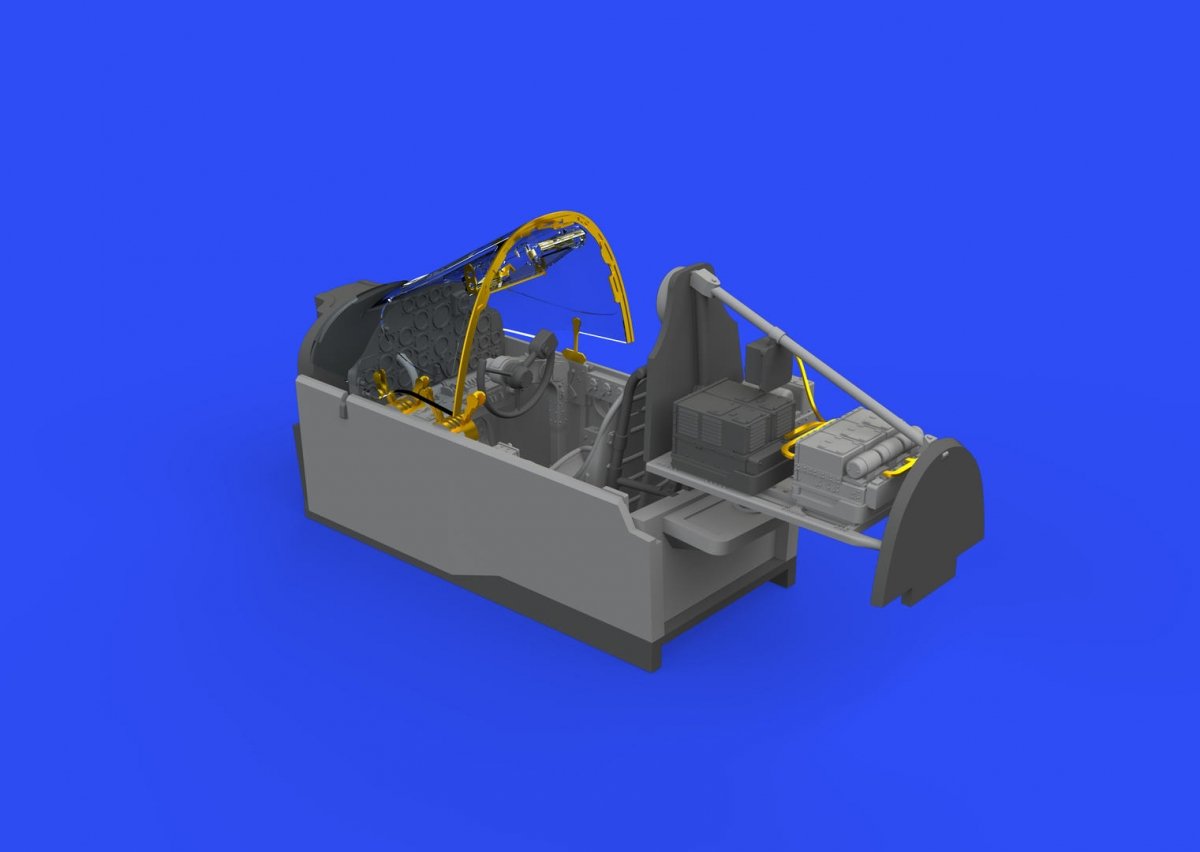 Eduard 648545 P-38G cockpit 1/48 TAMIYA – zdjęcie 2