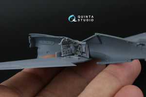 Intérieur imprimé en 3D et coloré sur papier décalcomanie Quinta Studio QD72216 P-40N Warhawk (Special Hobby) 1/72  – image 6