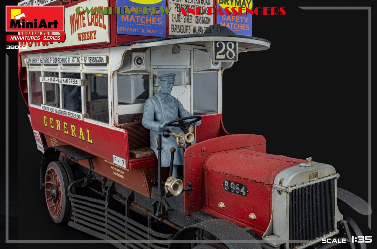 MiniArt 38092 OMNIBUS CREW AND PASSENGERS 1/35 – zdjęcie 2
