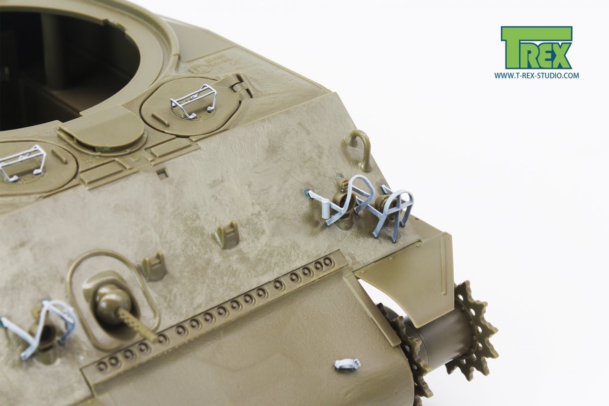 T-Rex Studio TR35022 M4 Sherman Guards Set (for Welded Hull) can support 2 tanks 1/35 – Bild 4