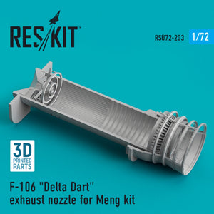 RESKIT RSU72-0203 F-106 &amp;quot;DELTA DART&amp;quot; EXHAUST NOZZLE FOR MENG KIT (3D PRINTED) 1/72 – Bild 2