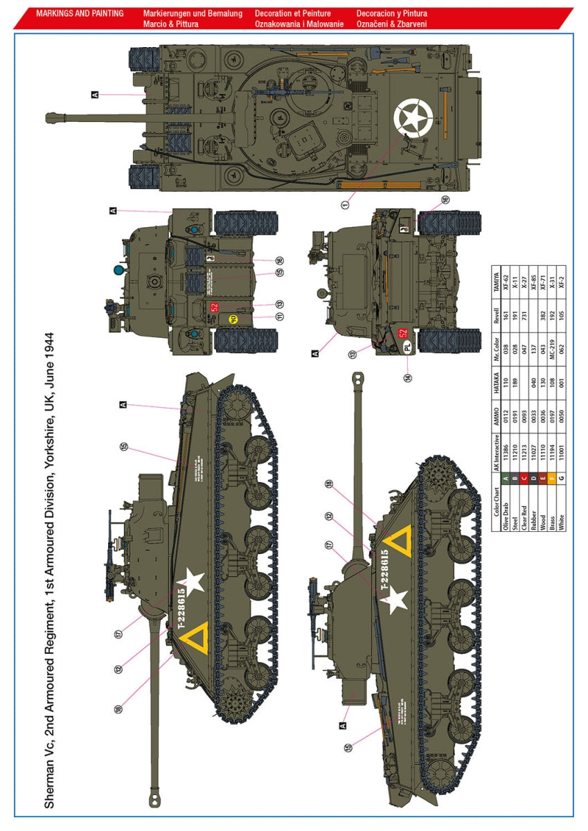 Hobby 2000 35008 Sherman Vc &amp;#39;Firefly&amp;#39; Polish 1st Armoured Division ( Rye Field Models + Cartograf )1/35 – Bild 3