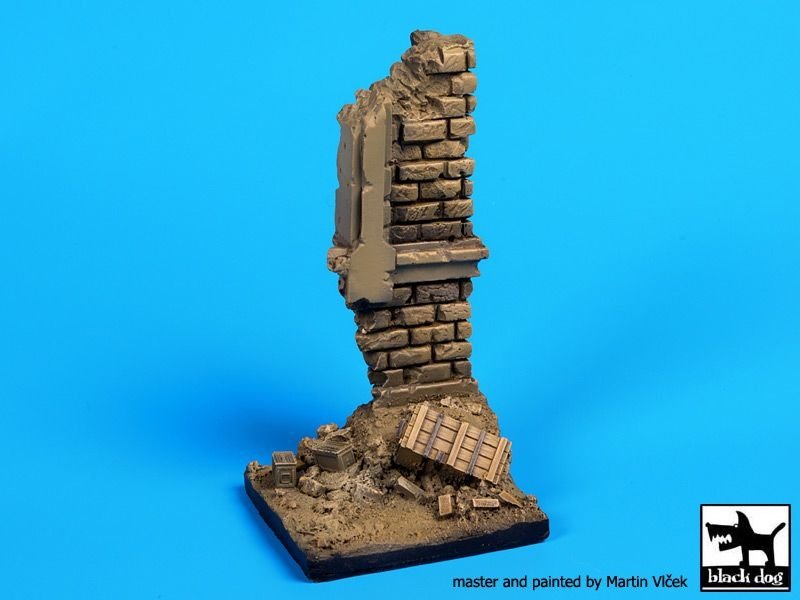 Black Dog D35040 House ruin wall base 1/35 – image 5