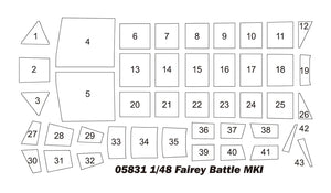 Trumpeter 05831 Fairey Battle Mk.I 1/48 – immagine 3