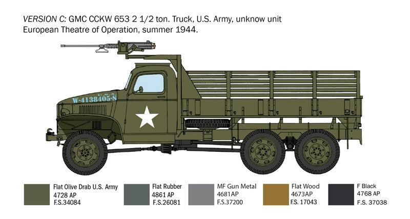 Italeri 6271 GMC 2 1/2 Ton. 6x6 Truck &amp;quot;D-Day 80° Anniversary&amp;quot; 1/35 – zdjęcie 5