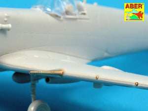 Aber A72 009 B wing (2 variant) armament for British fighterSpitfire Mk.I to V; Hispano 20mm x 2 (2 variant); Browning .30 tips x 4 1/72 – immagine 3