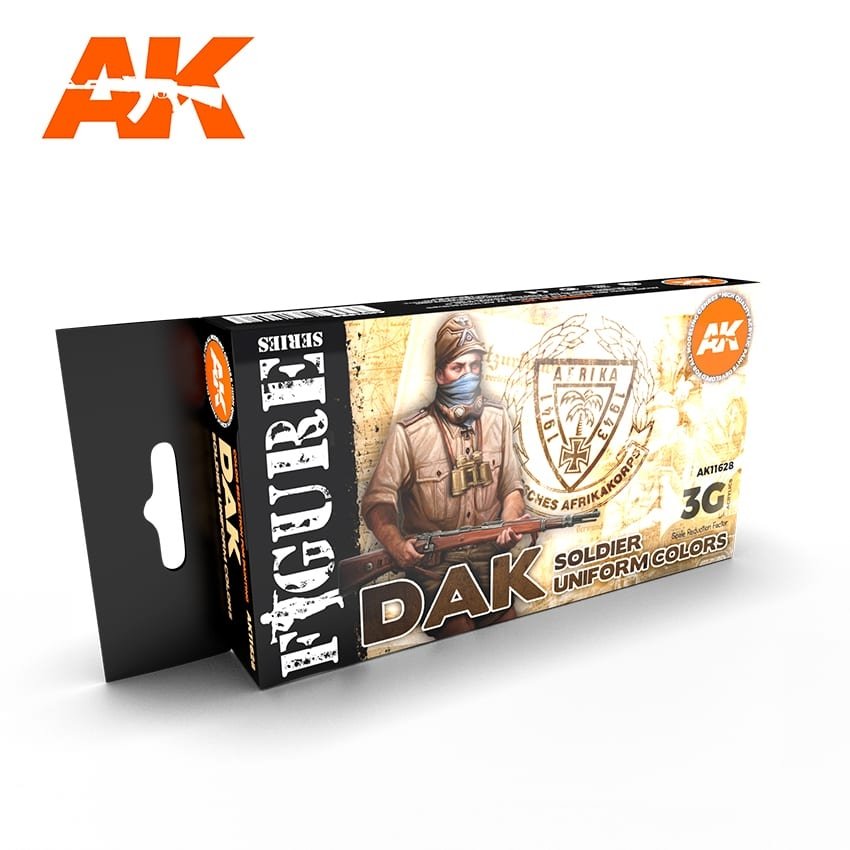 AK Interactive AK11628 DAK SOLDIERS UNIFORM COLORS