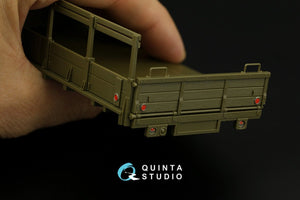 Quinta Studio QD35052 GMC CCKW 353 (open cab) 3D-Printed &amp;amp; coloured Interior on decal paper ( Tamiya ) 1/35 – immagine 4