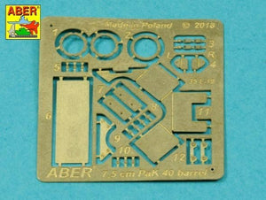 Aber 35L-025N Lufa 75mm do niemieckiej armaty p/panc.Pak40 - późna wersja 1/35 – zdjęcie 8