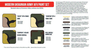 Kit de peinture Hataka HTK-AS112 pour véhicules blindés de combat modernes de l&amp;#39;armée ukrainienne, 6 x 17 ml – image 3