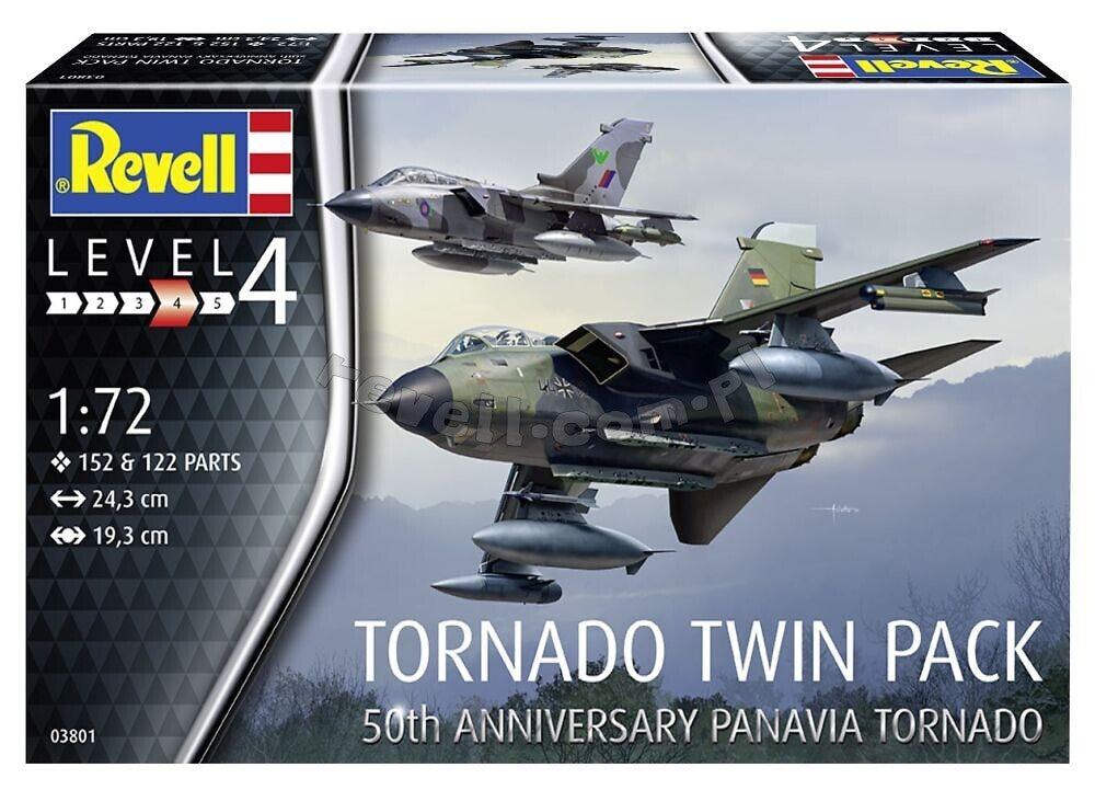 Revell 03801 Tornado Twin Pack - 50 Anniversary Panavia Tornado 1/72 – zdjęcie 2