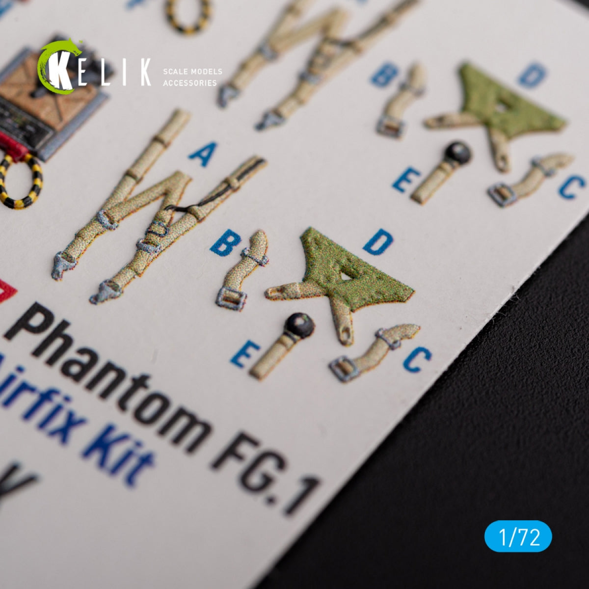 KELIK K72127 FG.1 Phantom - interior 3D decals for Airfix kit 1/72 – immagine 6