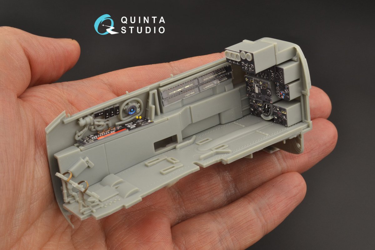 Quinta Studio QD32103 He 219 3D-Printed &amp;amp; coloured Interior on decal paper ( ZM SWS ) 1/32 – immagine 4