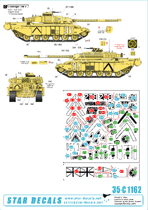 Star Decals 35-C1162 Challenger I 1/35 – Bild 2