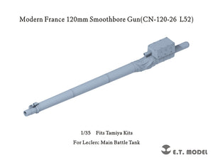 E.T. Model P35-347 Modern France Leclerc MBT 120mm Smoothbore Gun(CN-120-26 L52) 1/35