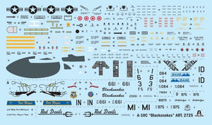 Italeri 2725 A-10C Blacksnackes 1/48 – immagine 3