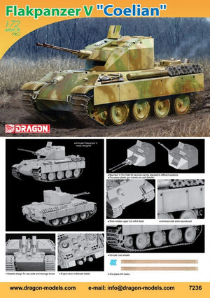 Dragon 7236 Flakpanzer V Coelian 1/72 – image 2