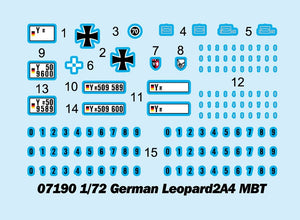 Trumpeter 07190 German Leopard 2A4 Main Battle Tank 1/72 – Bild 3