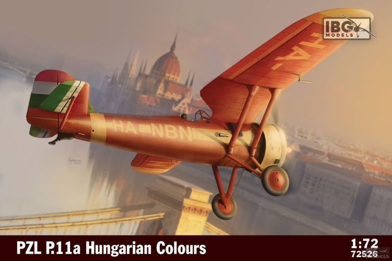 IBG 72526 PZL P.11a Couleurs Hongroises 1/72