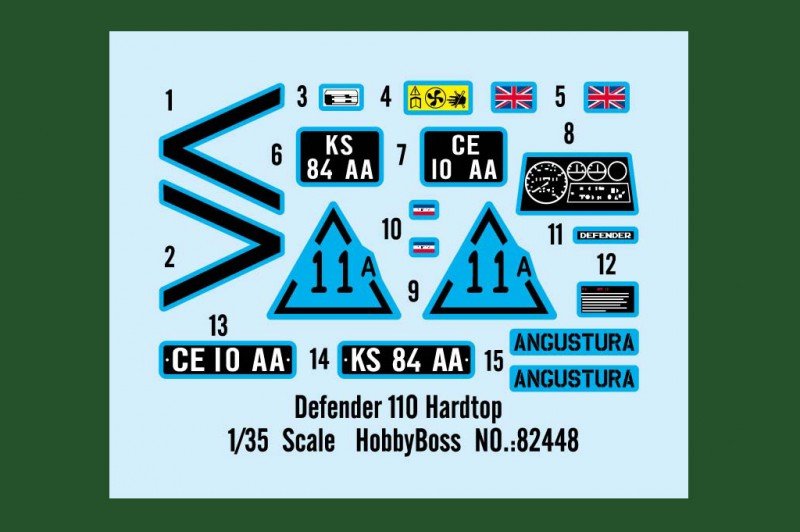 Hobby Boss 82448 Defender 110 Hardtop 1/35 – zdjęcie 2