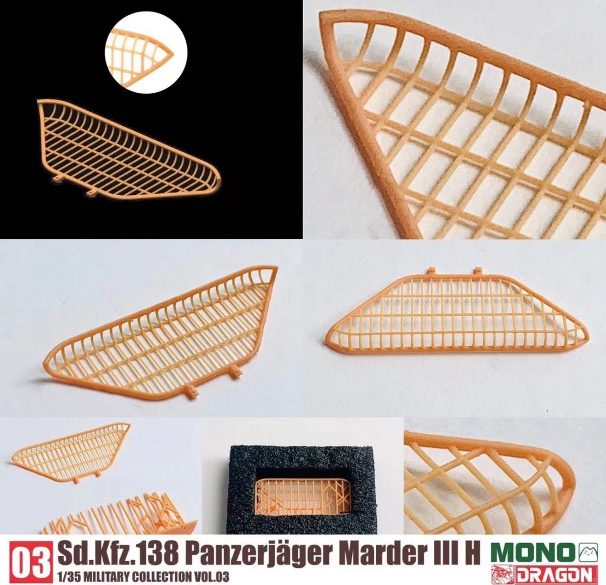 Dragon MD003 Sd.Kfz.138 Panzerjager MARDER III H w/Interior 1/35 – immagine 2