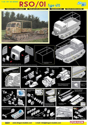 Dragon 6691 RSO /01 Type 470 1/35 – immagine 2