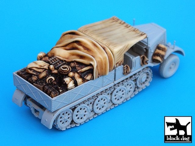 Black Dog T72018 Sd. Kfz. 9 Famo for Revell 1/72 – immagine 4