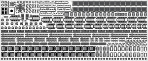 Pontos 35008F1 USS BB-62 New Jersey 1982 Kit de détails (1/350) – image 10