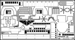 MK1 Design MD-20022 USS CV-6 Enterprise DX with Full Wooden Deck for Trumpeter 1/200 – immagine 73