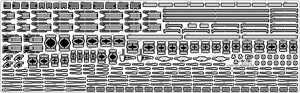Pontos 35021F1 IJN Mikasa 1905 Detail Up Set 1/350 – Bild 12