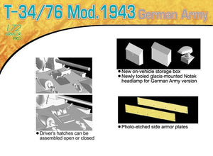 Dragon 7268 T-34/76 Mod.1943 German Army 1/72 – zdjęcie 4