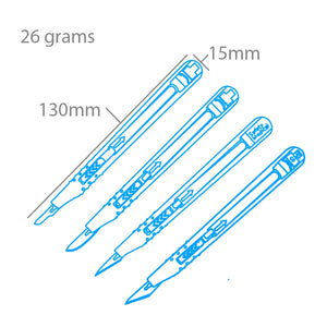 Modelcraft PKN3216-S 4 Pce Retractable Safety Knife Set – immagine 4