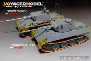 Maquette Voyager PE35804 Panther D V1 allemand de la Seconde Guerre mondiale (modèle de base) pour DROGON 6822 au 1/35 – image 2