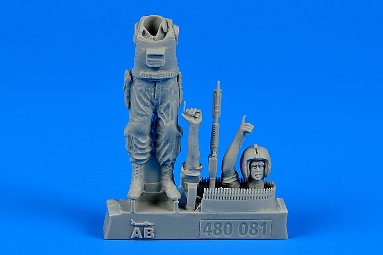 Aerobonus 480081 Mitrailleur d&amp;#39;hélicoptère de l&amp;#39;armée américaine - Guerre du Vietnam 1960-1975 1/48