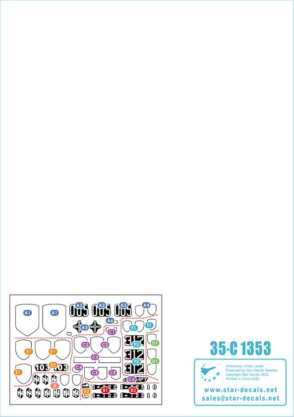 Star Decals 35-C1353 War in Ukraine 1 AZOV-Batalion 2014-2022 1/35 – immagine 2