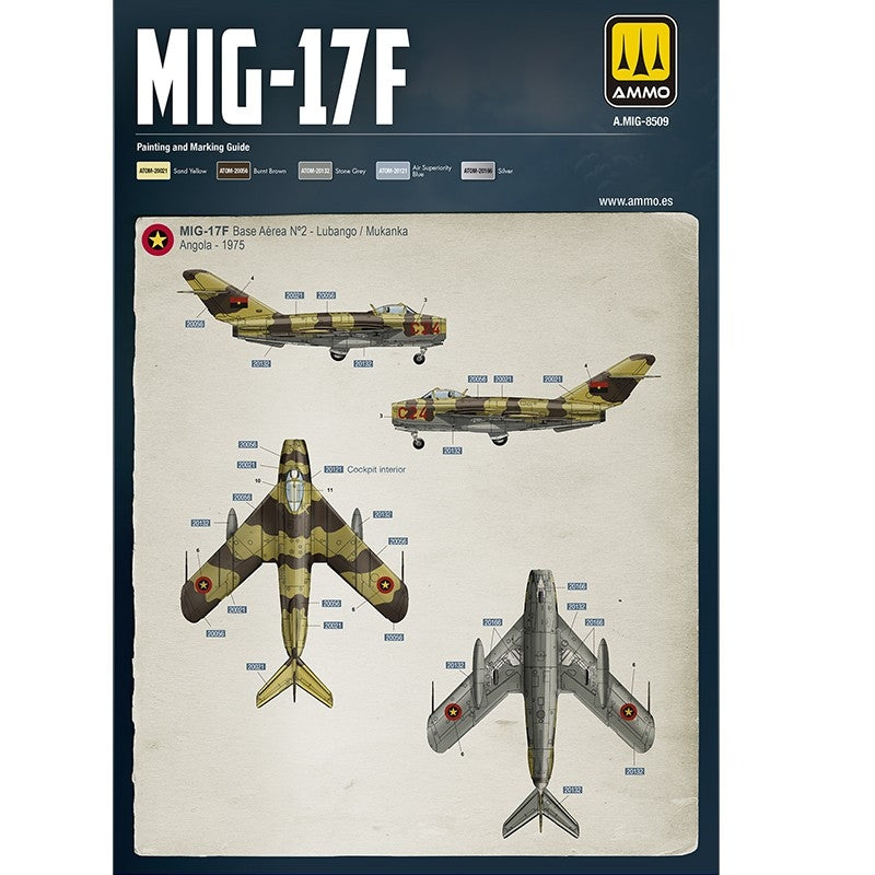 Munitions par Mig Jimenez 8513 MIG-17F / LIM-5 Pologne-Cuba-Angola (Premium Edition) 1/48 – image 3