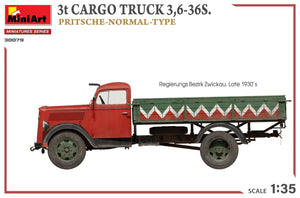 MiniArt 38079 3t CARGO TRUCK 3,6-36S. PRITSCHE-NORMAL-TYPE 1/35 – immagine 11