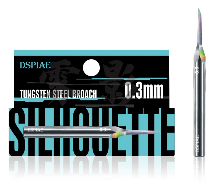 DSPIAE YPB-03 Broche en acier tungstène 0,3 mm