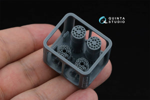 Quinta Studio QT72035 B-8V20A rocket pods, 2 pcs (for all kits) 1/72
