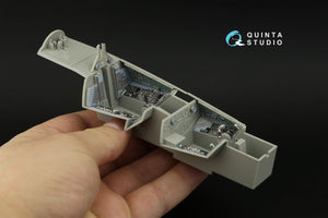 Quinta Studio QD32098 F-14A 3D-Printed &amp;amp; coloured Interior on decal paper ( Trumpeter ) 1/32 – immagine 6
