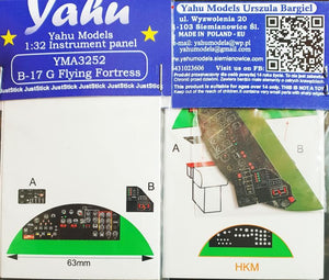 Yahu YMA3252 B-17 G Flying Fortress for HK Models 1/32
