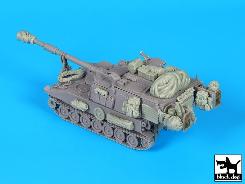 Black Dog T72111 M 109 A6 Paladin accessories set 1/72 – immagine 3