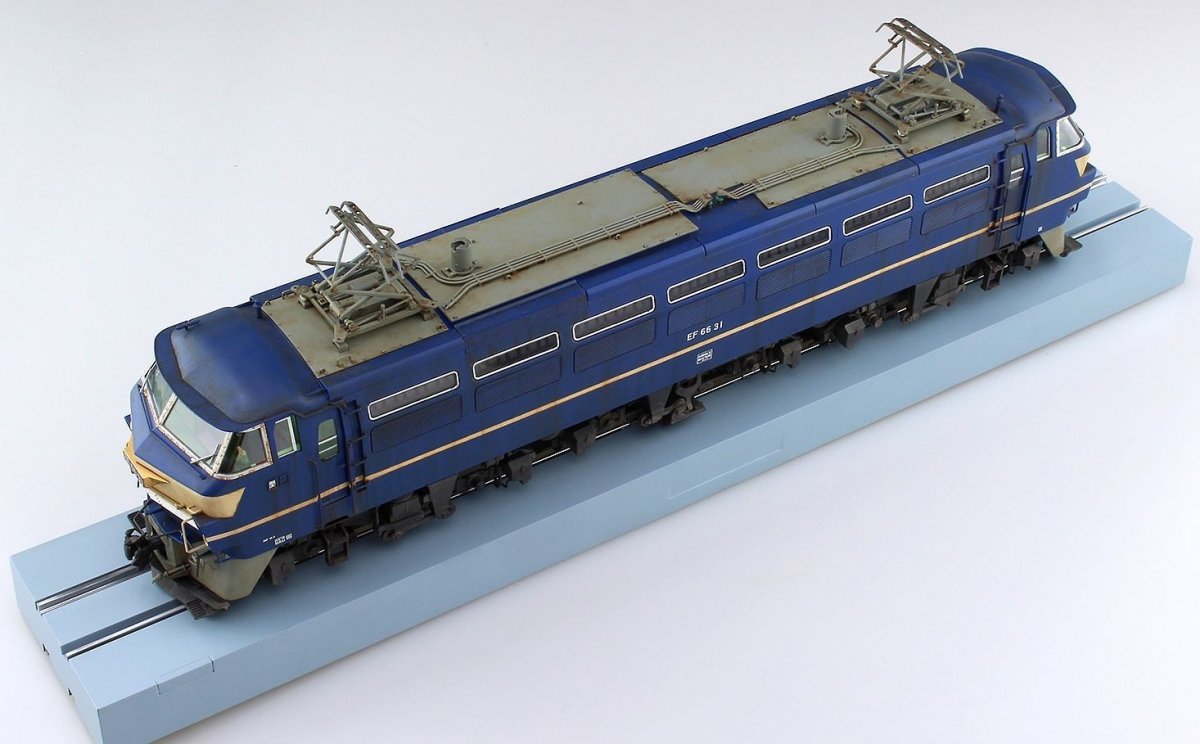 Locomotive électrique Aoshima 05407 EF66, modèle récent, échelle 1/45 – image 4