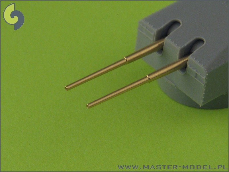 Master SM-350-057 Scharnhorst armament without blastbags - 28cm (9pcs), 15cm (12pcs), 10,5cm (14pcs) barrels – immagine 3