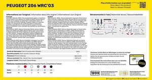 Heller 56113 Peugeot 206 WRC &amp;#39;03 - Starter Kit 1/43 – image 3
