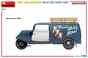 MiniArt 38057 TEMPO A400 LIEFERWAGEN. MILK DELIVERY VAN 1/35 – Bild 5